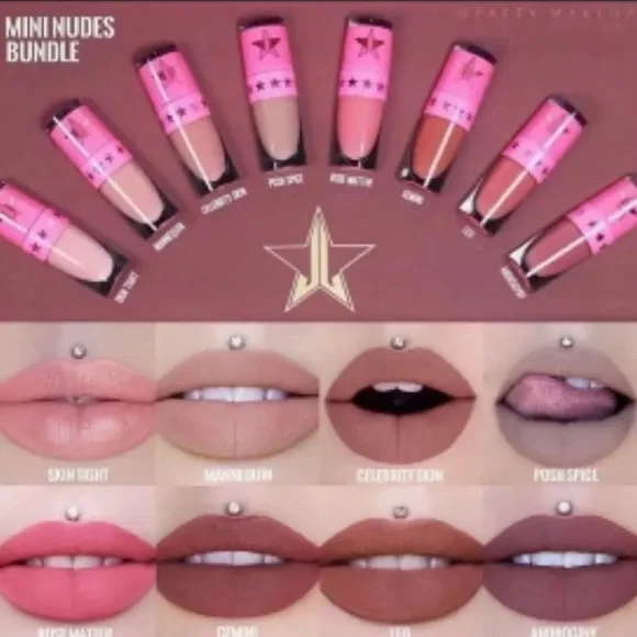 Jeffree Star Mini Nudes Bundle - Assorted Shades volume 1 - Picture 1 of 5